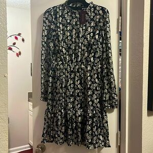Brand new black cotton dress lined from Lascana
